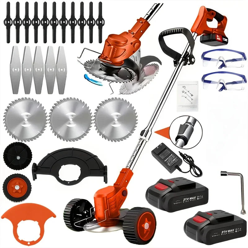Cordless Lawn Trimmer And Edger For Garden And Yard