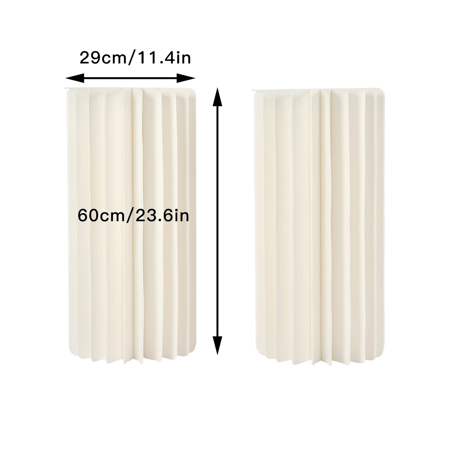 Two Piece Cardboard Wedding Centerpiece Vases For Tables