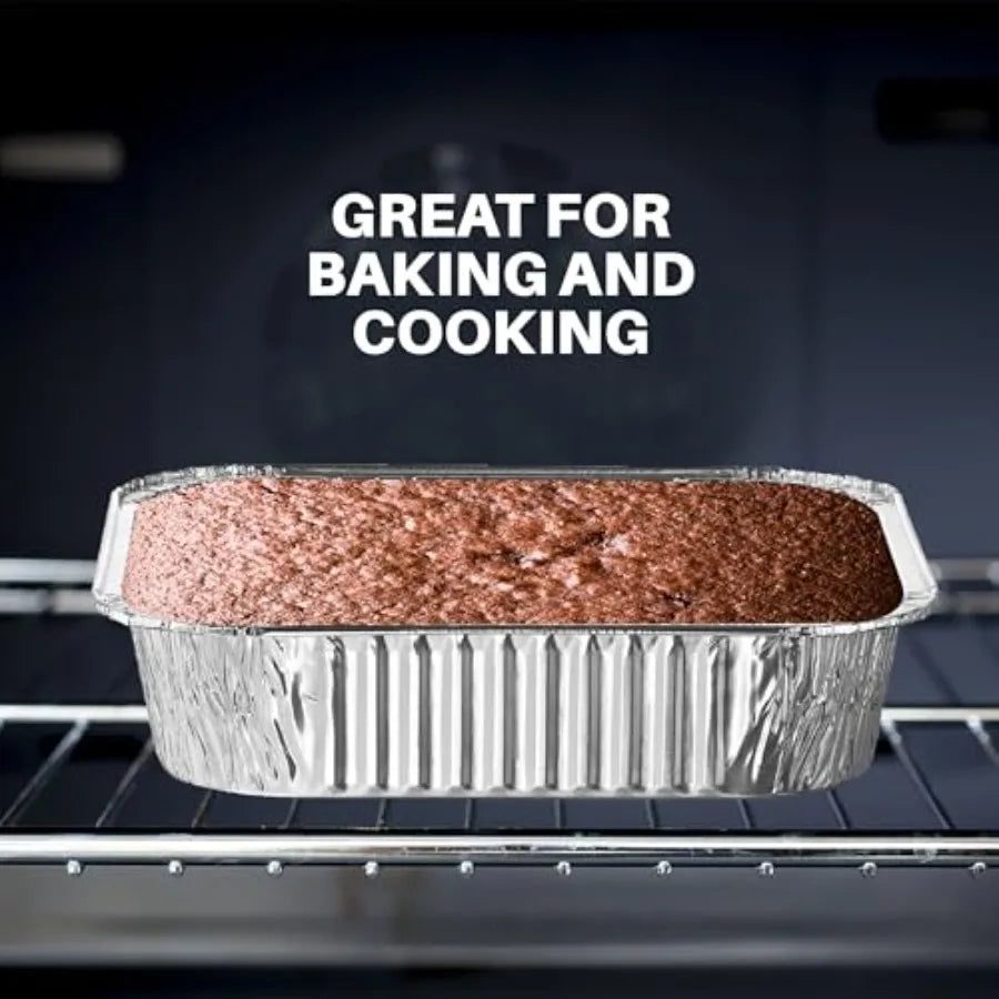 Disposable Aluminum Foil Square Baking Pan For Toaster Oven