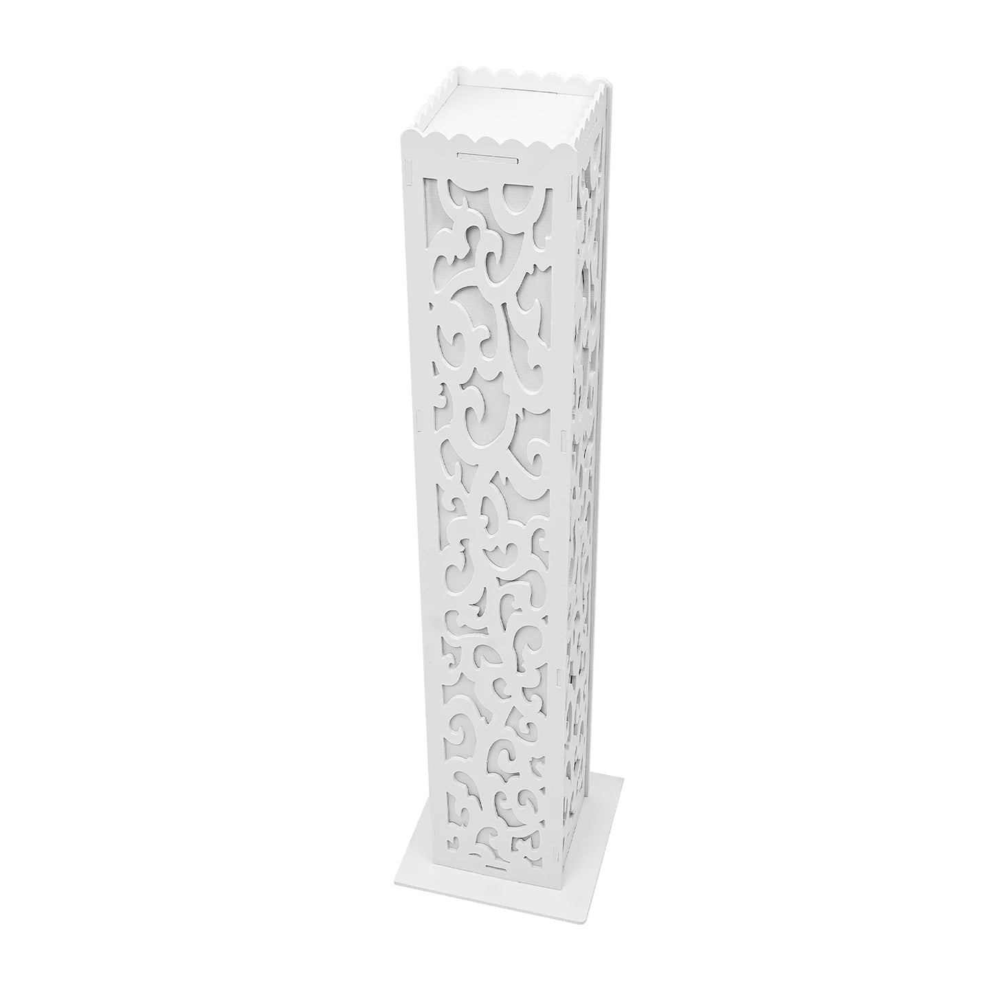 Wedding Flower Column Stand With LED Cloud Pattern Outdoor Decor