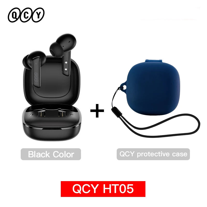 QCY HT05 ANC Wireless Earphones 40dB Noise Cancellation Bluetooth 5.2