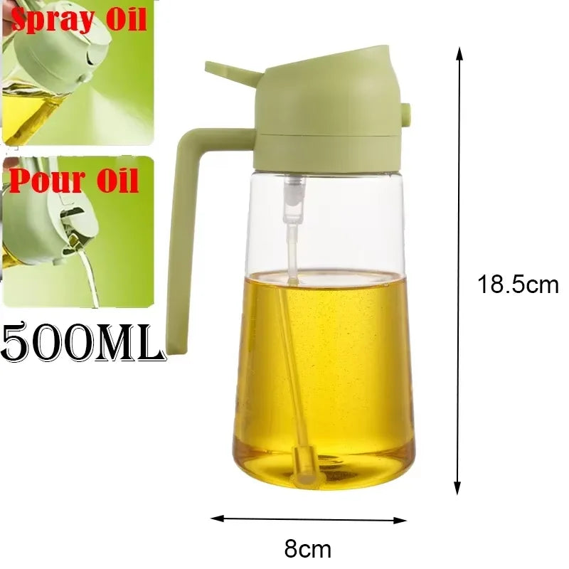 Pour and Spray Oil Dispenser Bottle For Olive Oil And Cooking