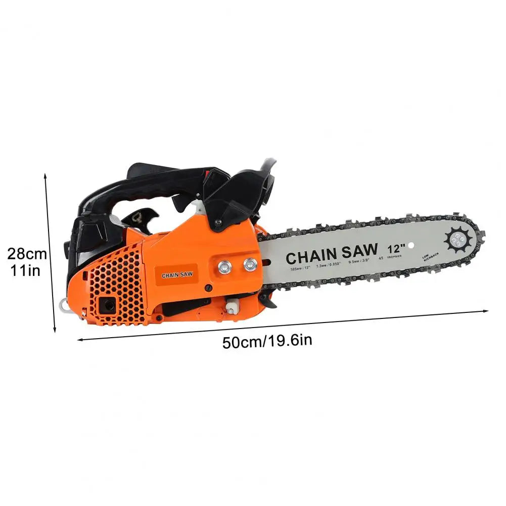 Portable 2-Stroke Gas Chainsaw 25cc Handheld Logging Saw