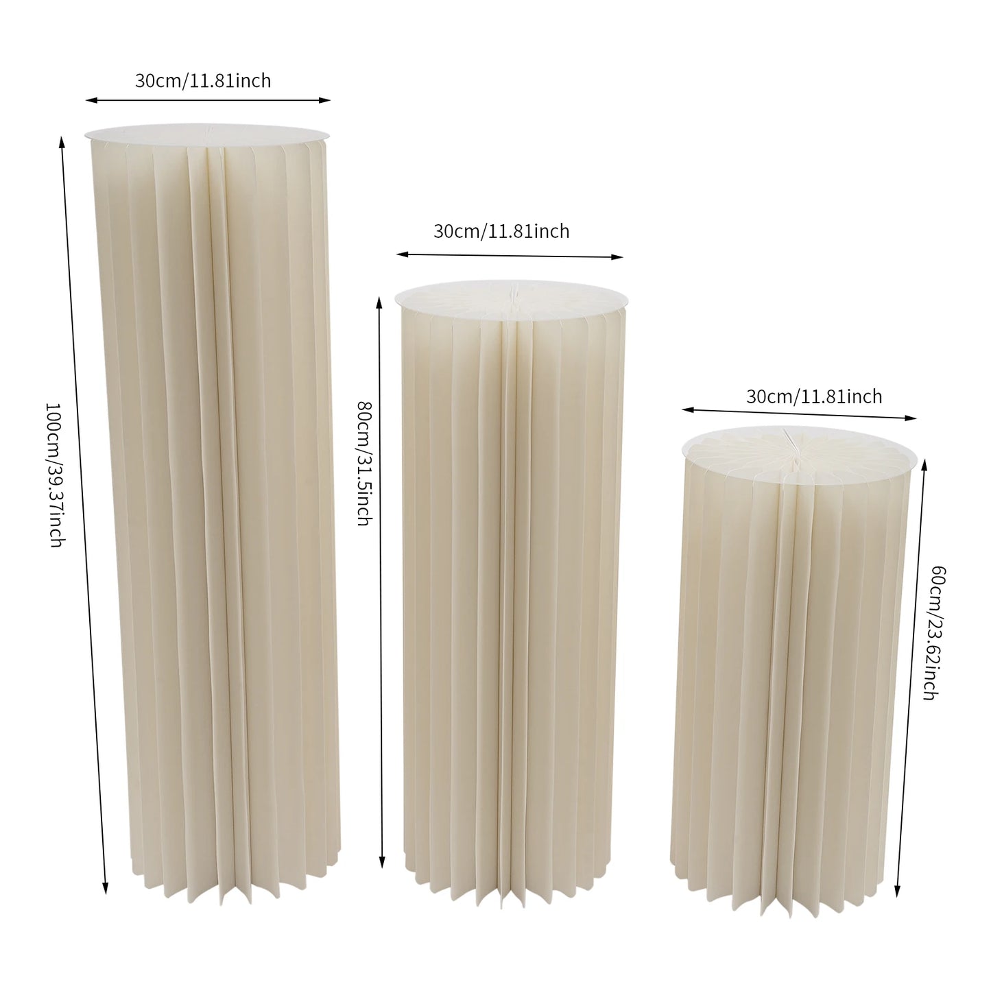 Foldable Cardboard Centerpiece Display Stand For Weddings And Parties