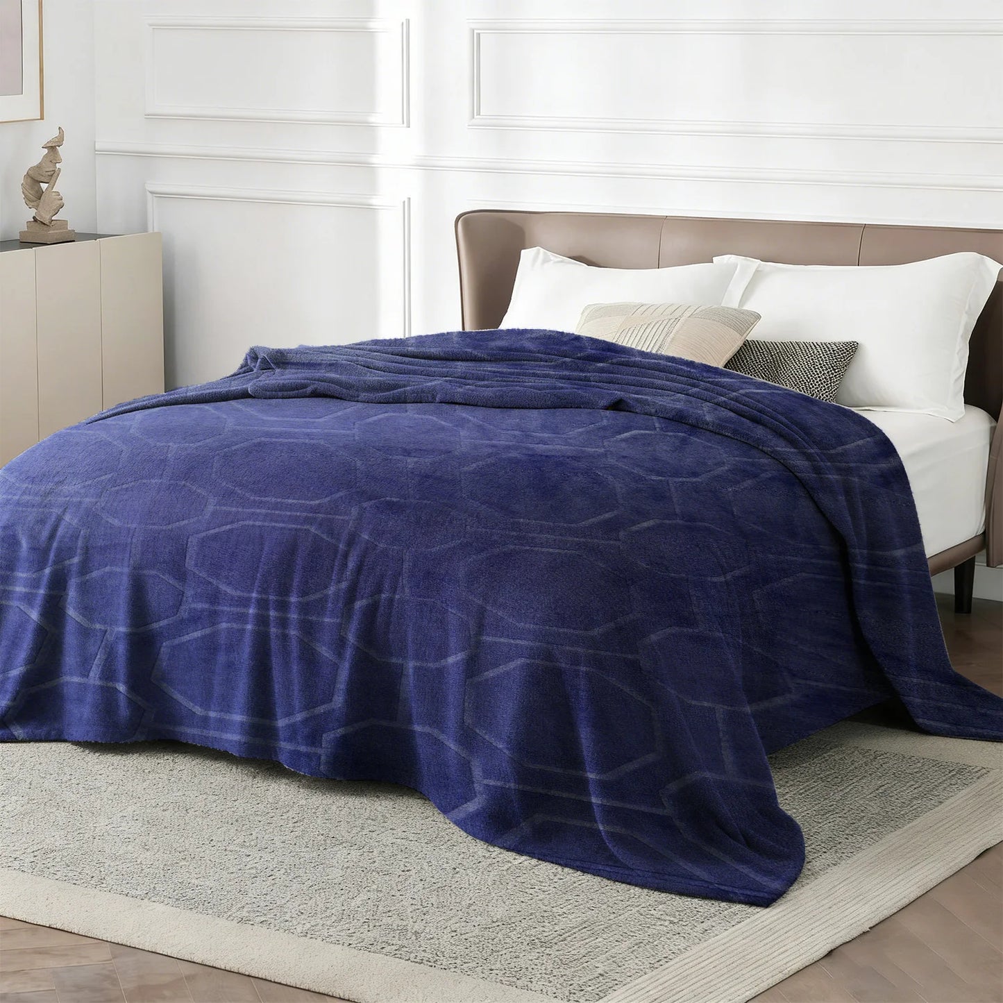 Rosekind Soft Cozy Faux Fur Rabbit Blanket for Bed And Sofa