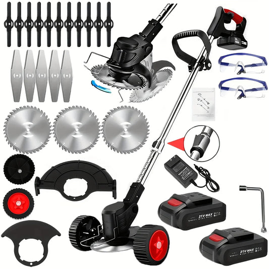 Cordless Lawn Trimmer Edger And Brush Cutter For Garden Maintenance