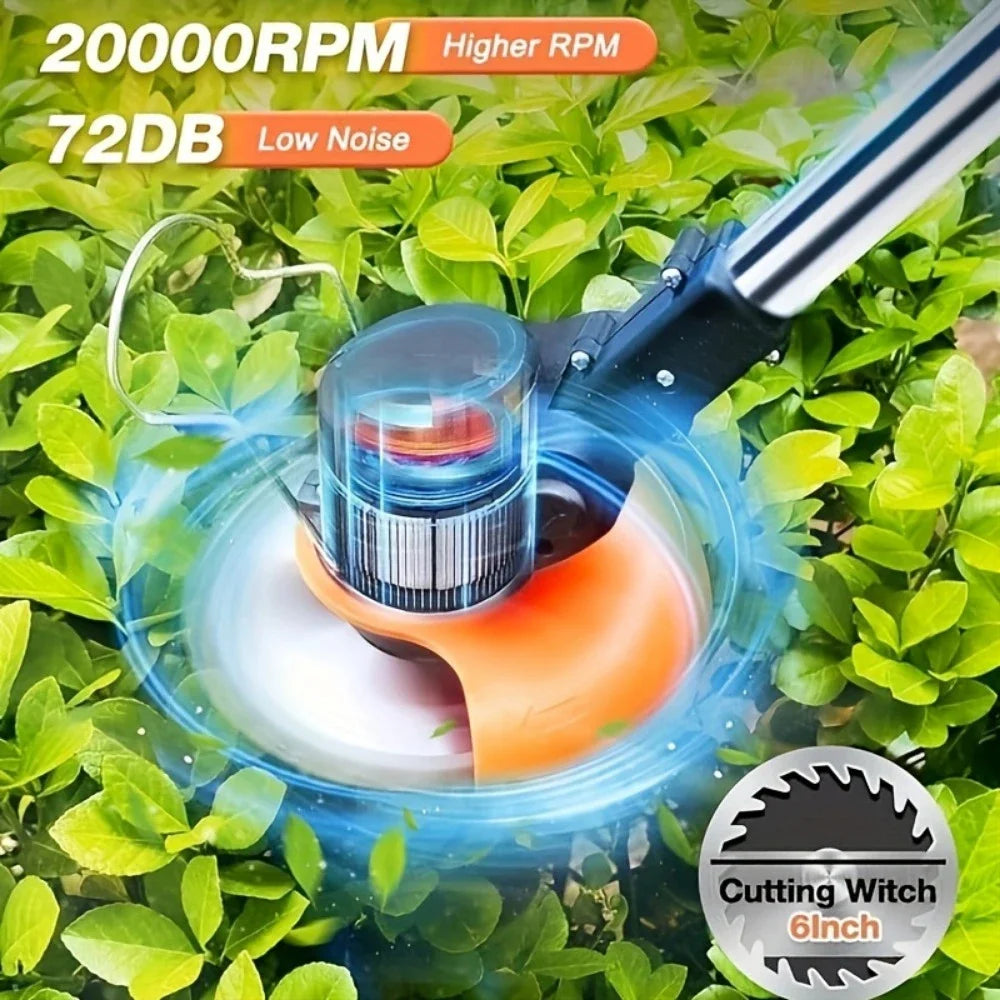 Cordless Lawn Trimmer And Edger For Garden And Yard