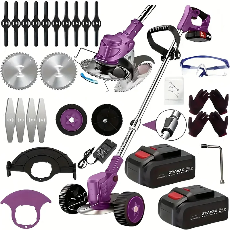 Cordless Lawn Trimmer And Edger For Garden And Yard