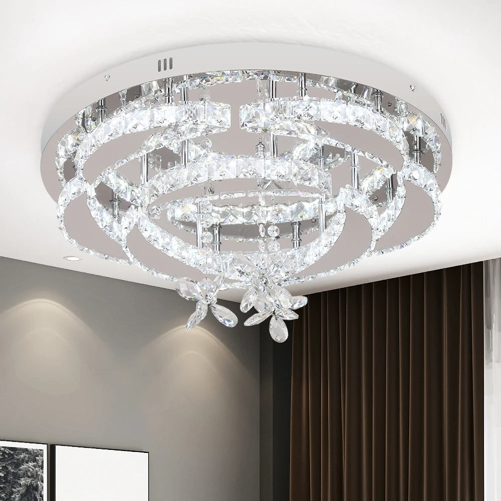 GreeLustr Luxury K9 Crystal Chandelier Ceiling Pendant Light