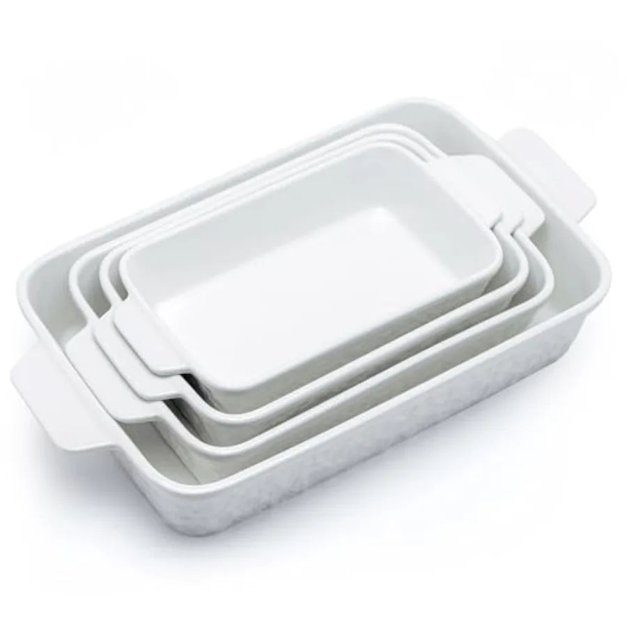 Casserole Dishes For Oven With Handles Rectangular Bakeware Set