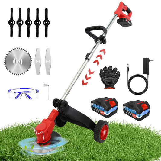 Cordless Grass Trimmer Edger 21V Battery And Charger Included
