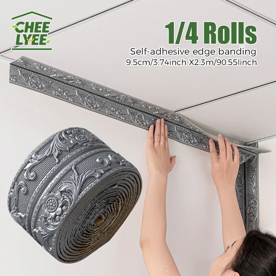 Four Rolls Self Adhesive Foam Edge Banding Strips