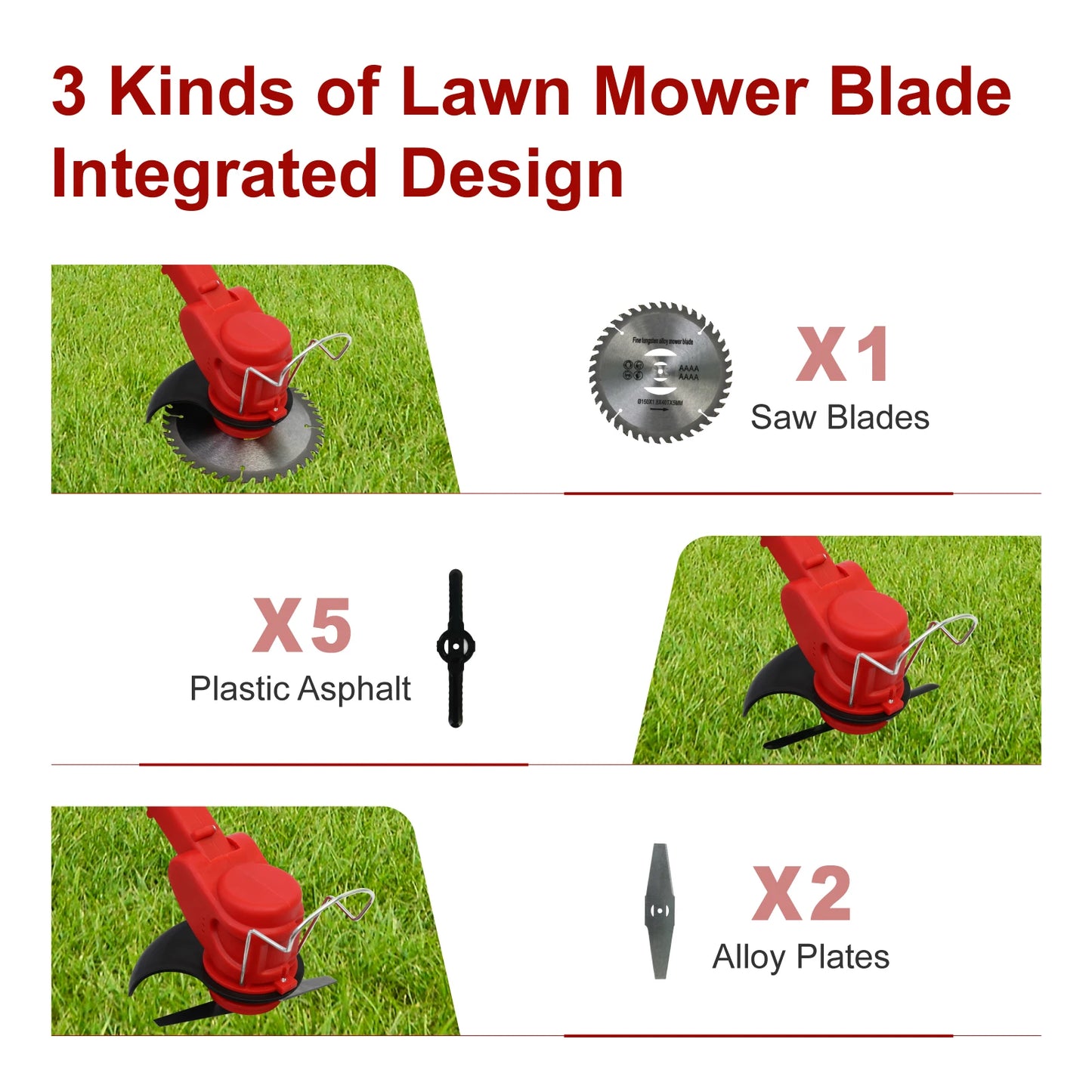 Cordless 21V Weed Trimmer Edger With 1.5Ah Battery And Charger