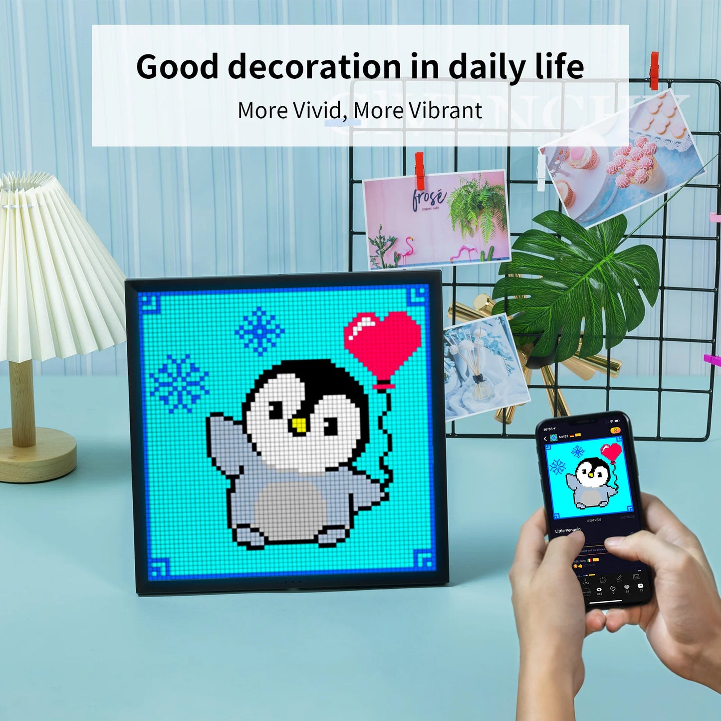 Divoom Pixoo Pixel Art Display With WiFi Cloud App Control