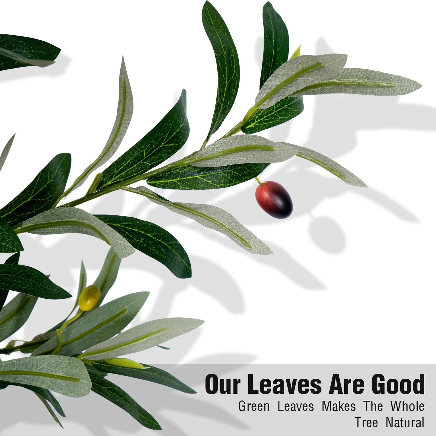 Olitree Olive Tree Artificial Indoor Floor Plant In Pot With Fruits
