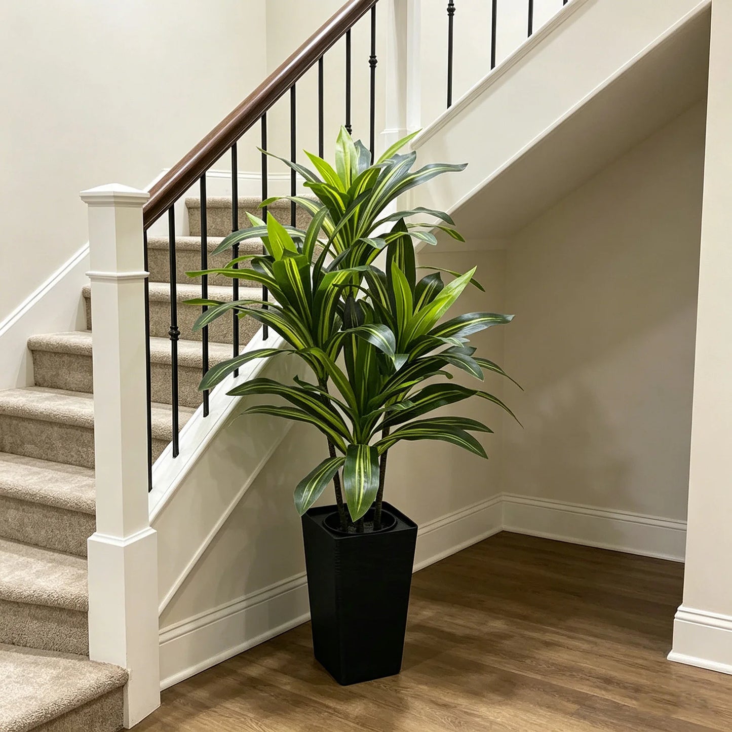 HiMISS Dracaena Artificial Tree In Planter For Indoor Decor