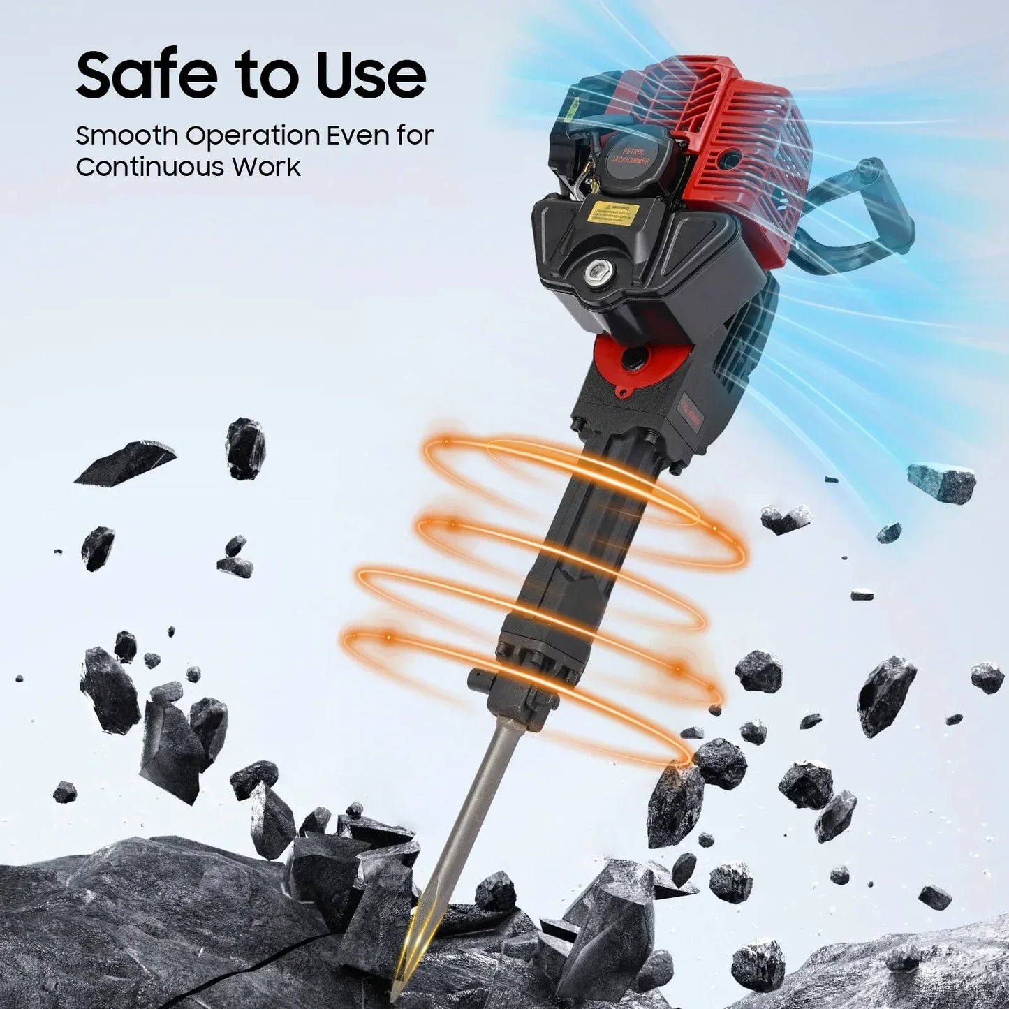 CNCEST Gas Powered Tree Digger 1900W Handheld Excavator