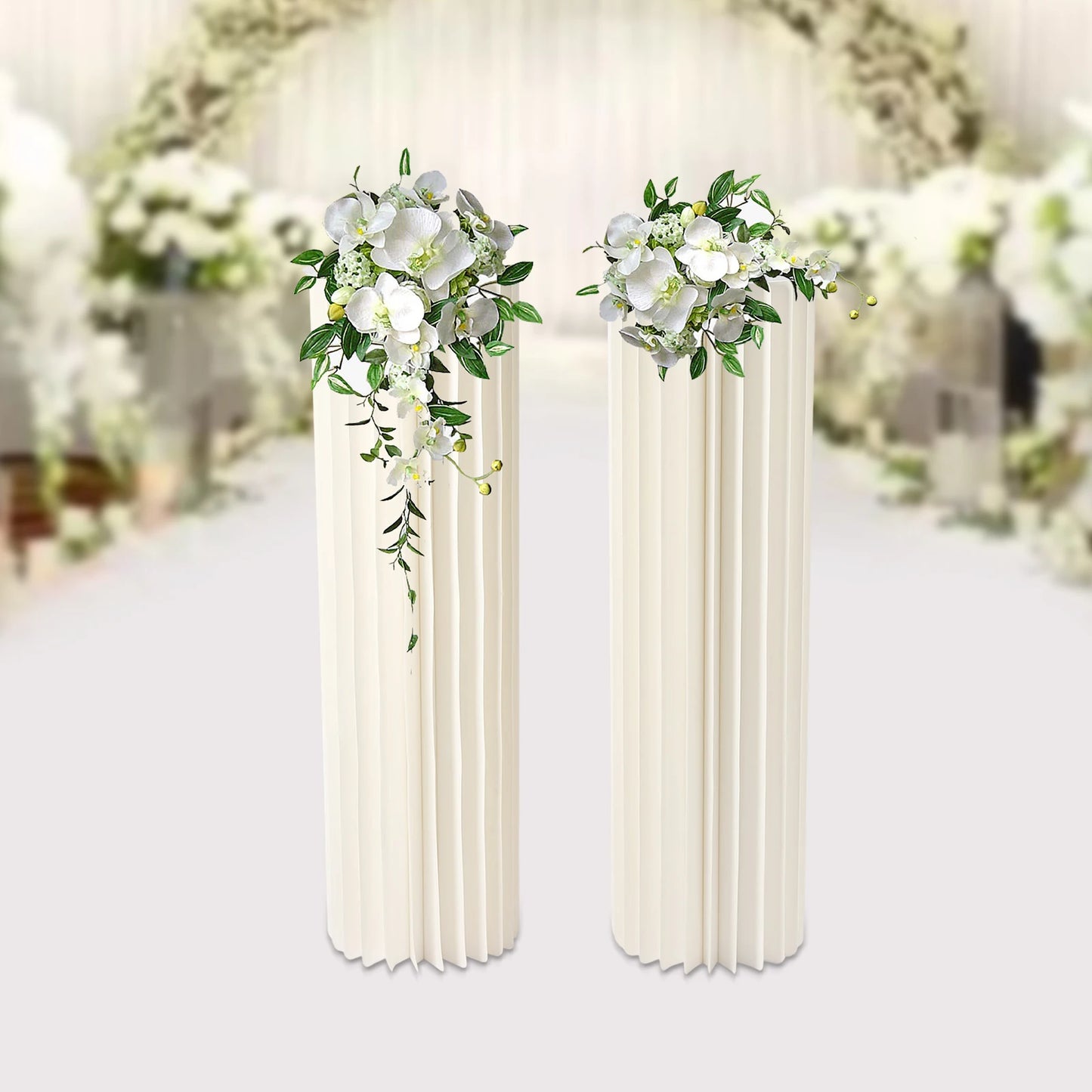 Two Piece Cardboard Wedding Centerpiece Vases For Tables
