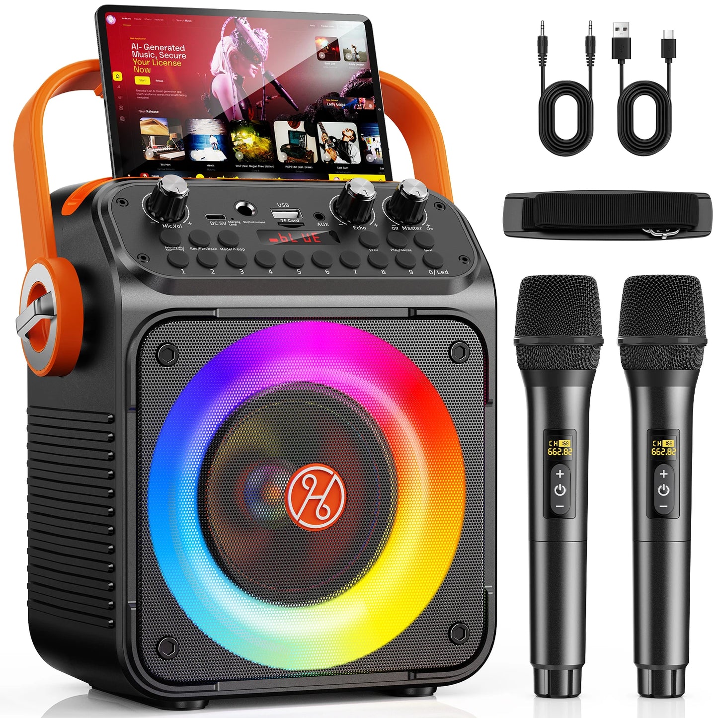 FanFun T35 High Power Karaoke Bluetooth Speaker 360 Degree Stereo