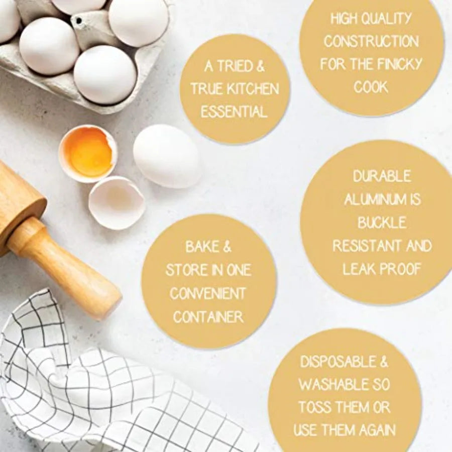 Disposable Aluminum Takeout Pans For Baking Cakes And Brownies