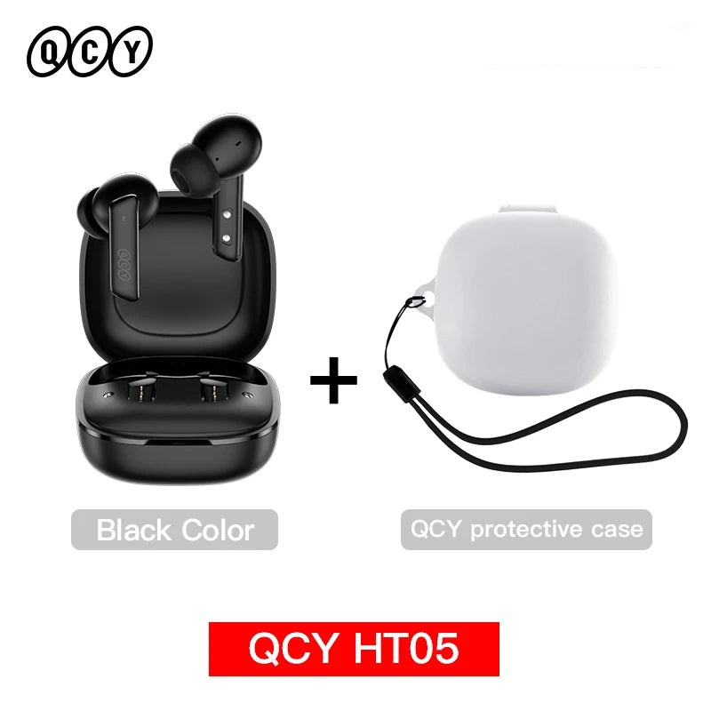 QCY HT05 ANC Wireless Earphones 40dB Noise Cancellation Bluetooth 5.2