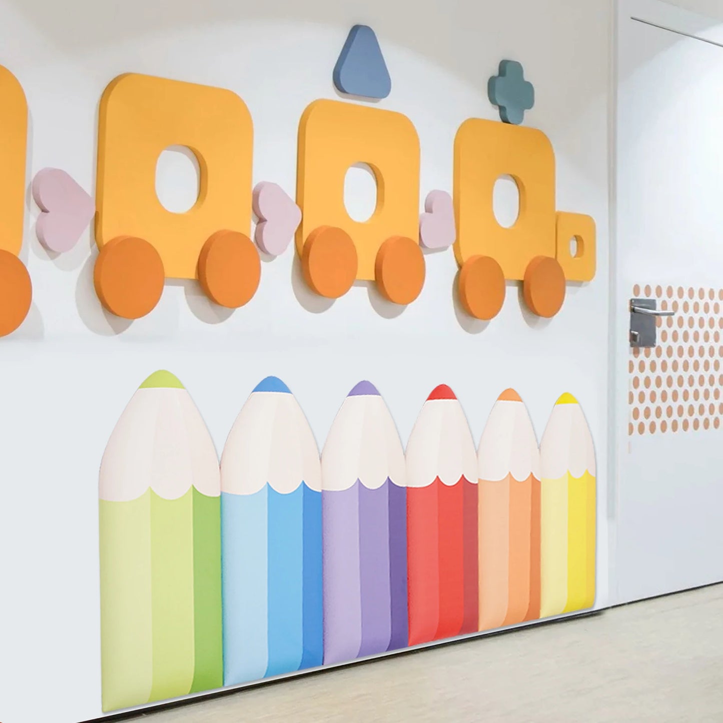 Pencil Wall Stickers Anti Collision Padding For Kids Self-Adhesive