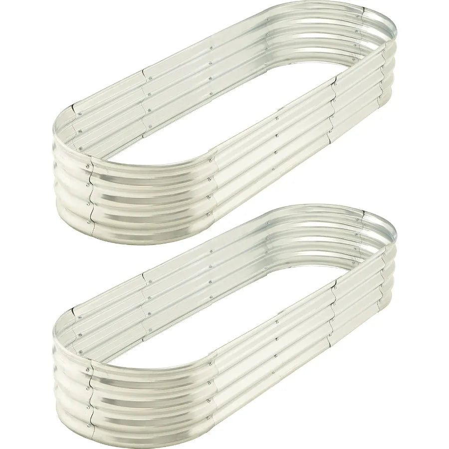 Metal Raised Garden Bed Planter For Vegetables And Herbs