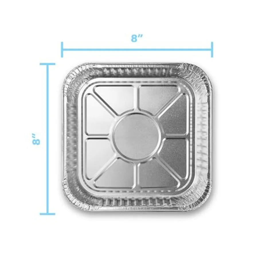 Disposable Aluminum Foil Square Baking Pan For Toaster Oven