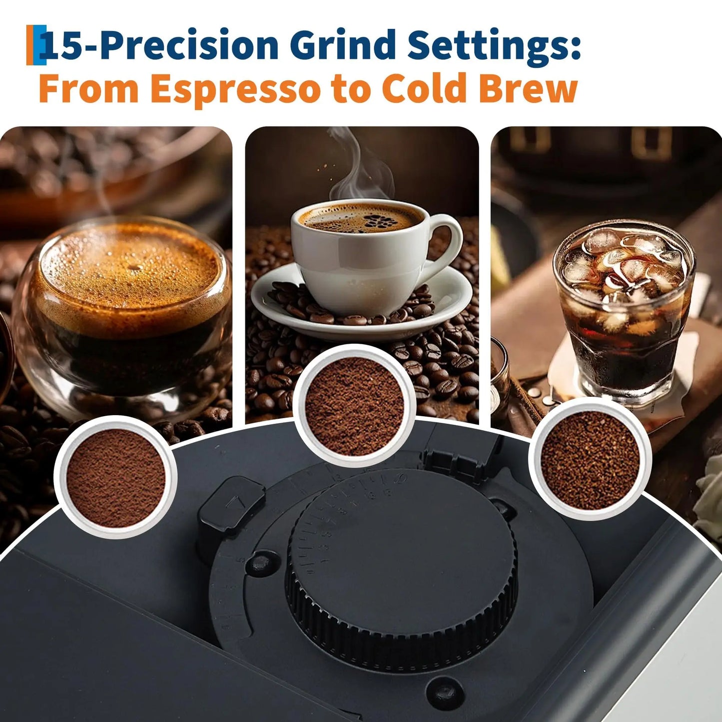 Adoolla 3rd Gen Automatic Espresso Machine With Milk Frother