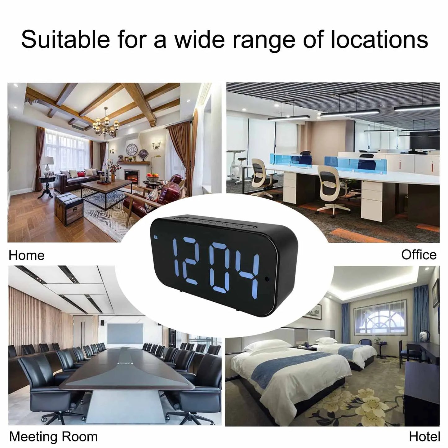 Ouvis WiFi Clock Camera 1080P HD Motion Detection Remote Viewing