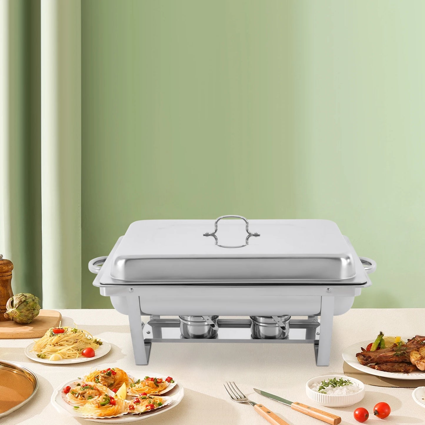Stainless Steel Chafing Dish Buffet Set For Catering Warmer
