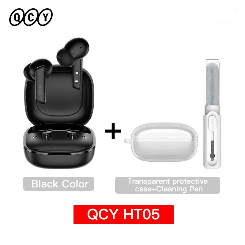 QCY HT05 ANC Wireless Earphones 40dB Noise Cancellation Bluetooth 5.2