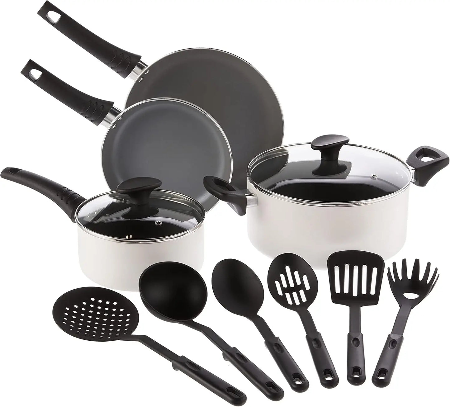 Bella Nonstick Aluminum Cookware Set PFOA Free Scratch Resistant
