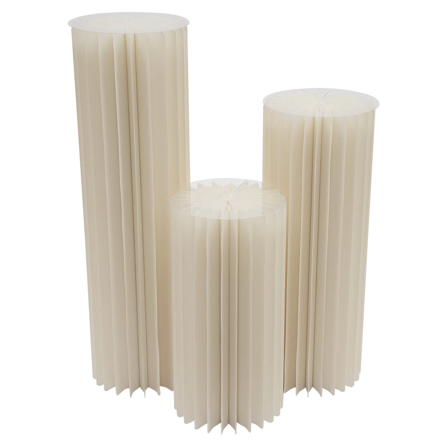 Foldable Cardboard Centerpiece Display Stand For Weddings And Parties