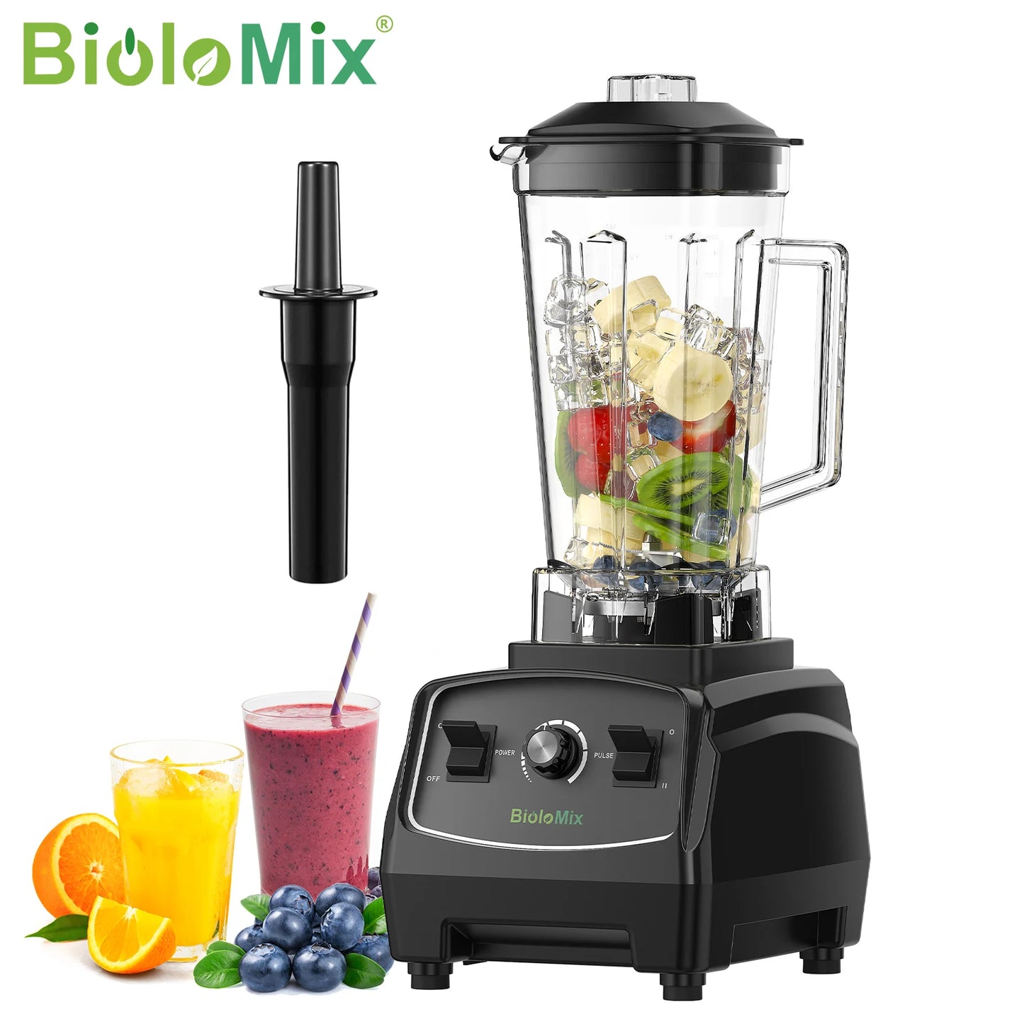 Biolomix Heavy Duty Commercial Blender Mixer Juicer For Smoothies