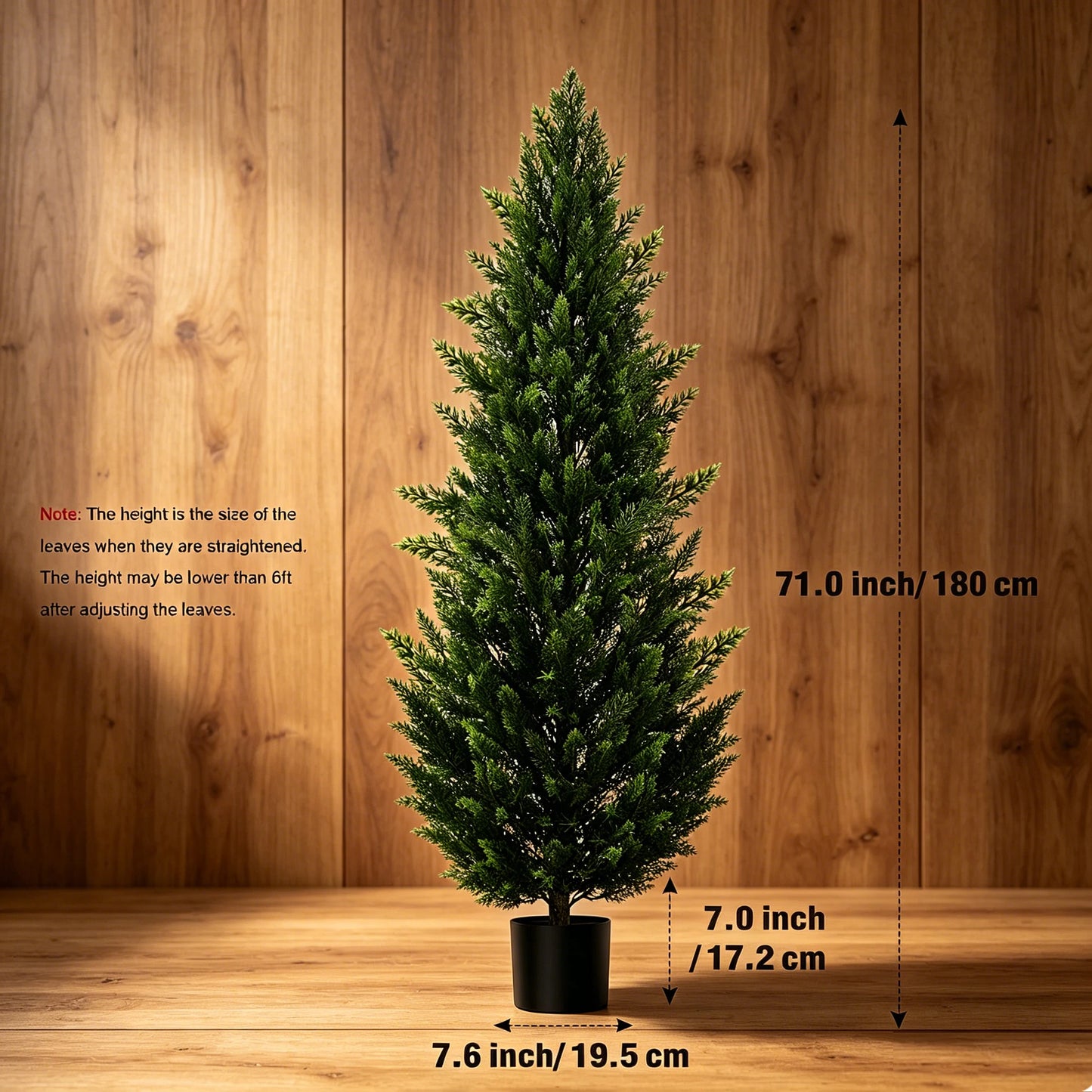 Artificial Cedar Topiary Trees Lifelike Faux Plants for Home Decor