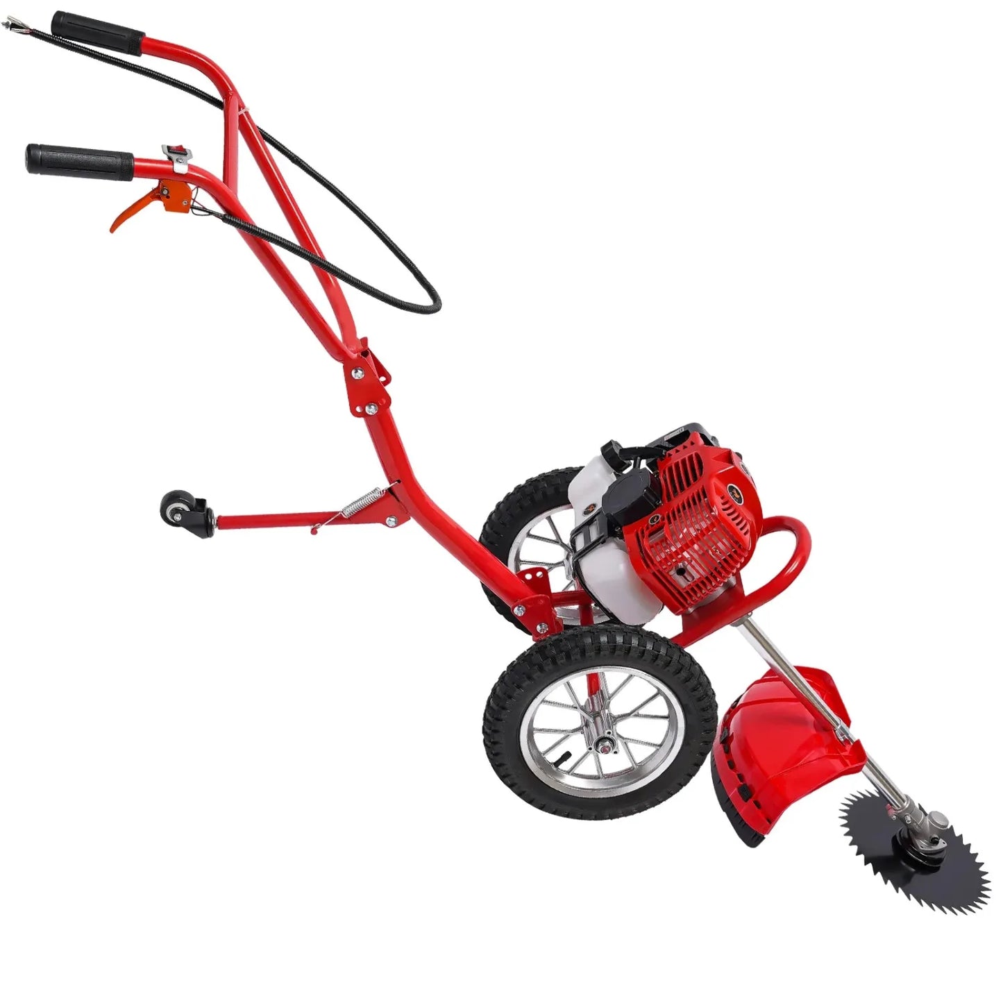 Two Stroke Gas Weed Eater Hand Push Trimmer For Gardens