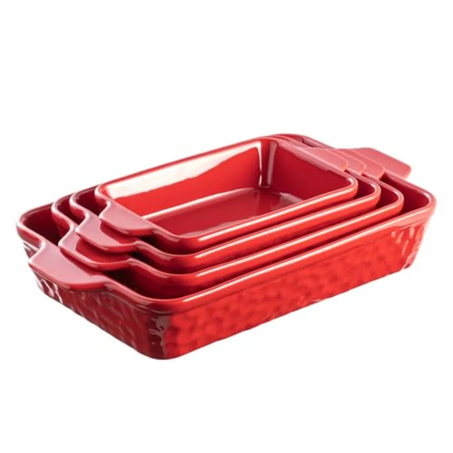 Casserole Dishes For Oven With Handles Rectangular Bakeware Set