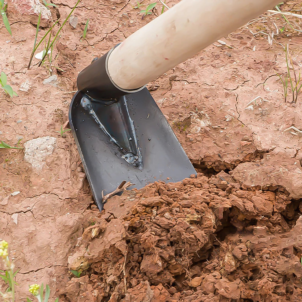 Alloet Garden Hoe For Digging Soil And Planting Vegetables