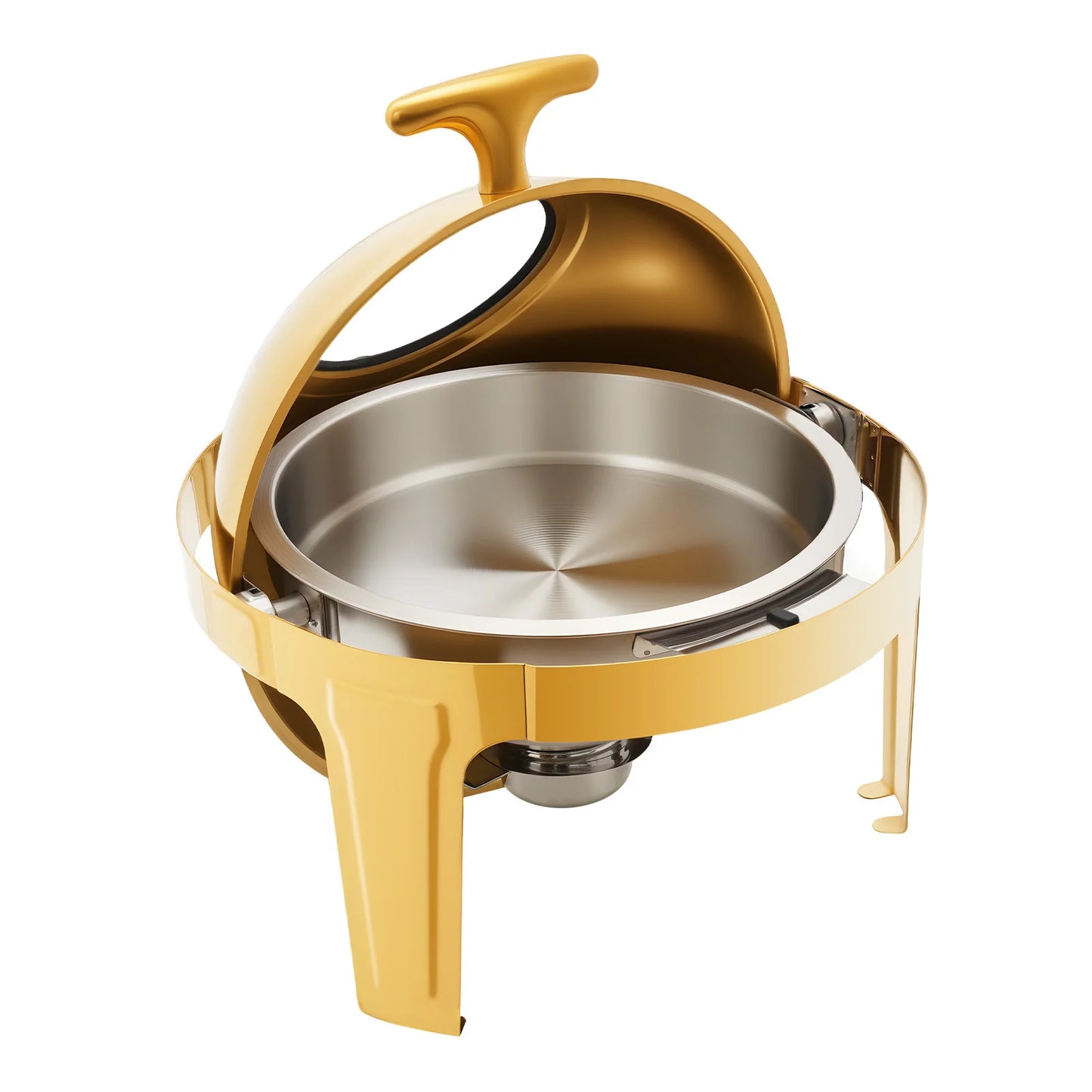 Round Chafing Dish Buffet Set With Thick Frame For Weddings