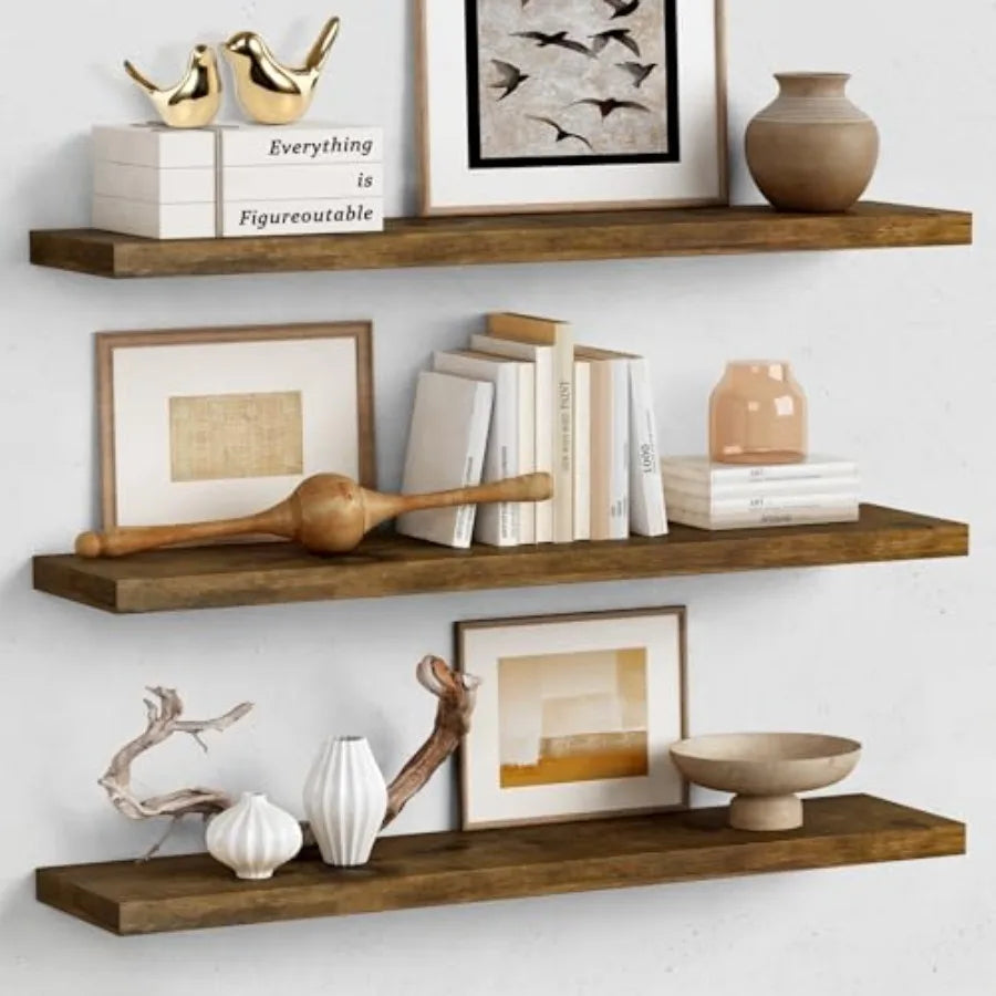 Floating Wall Shelves Modern Deep Design For Living Room