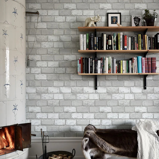 Brick Pattern Peel And Stick Waterproof Wallpaper Removable Living Room