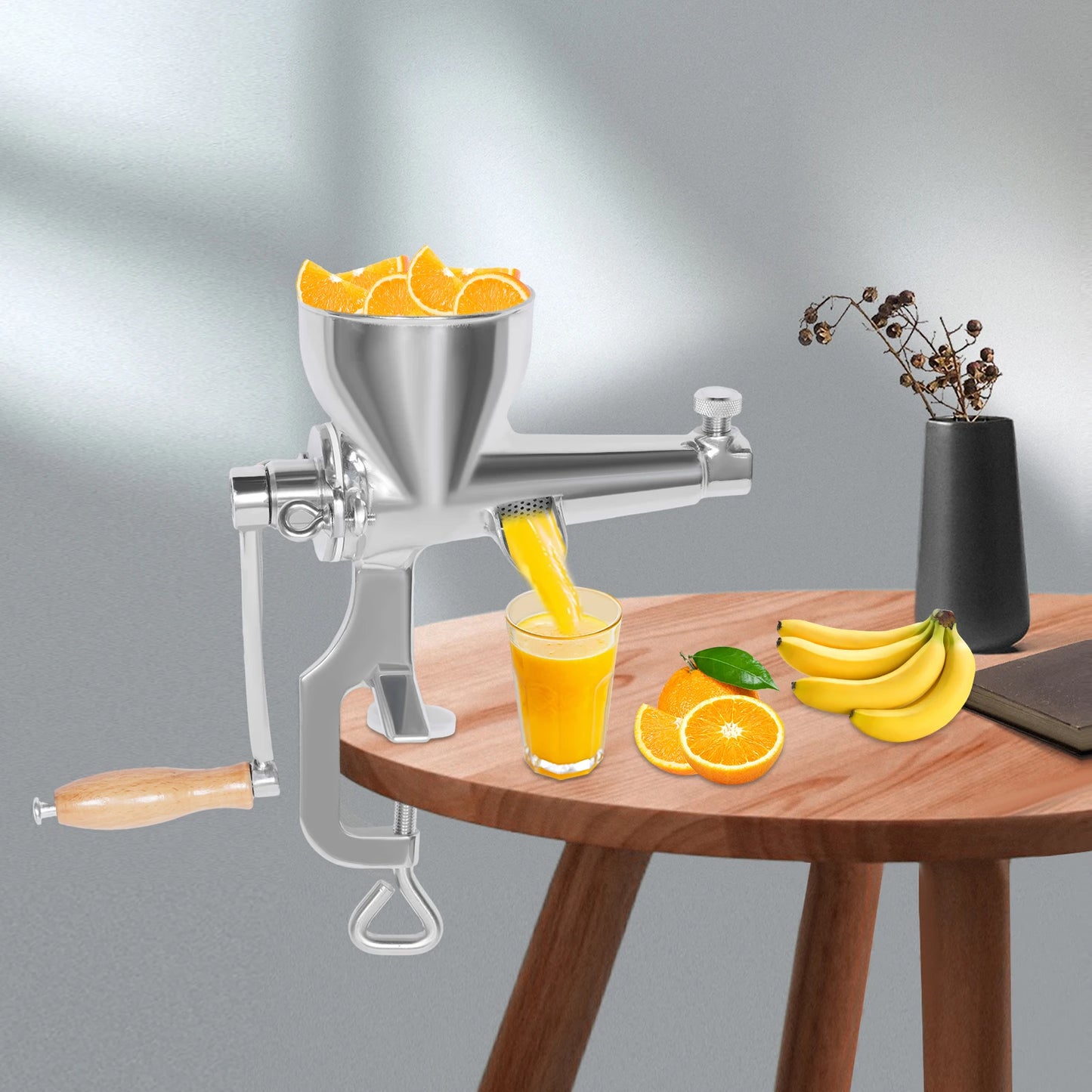 Bymaocar Stainless Steel Manual Fruit And Vegetable Juicer Squeezer