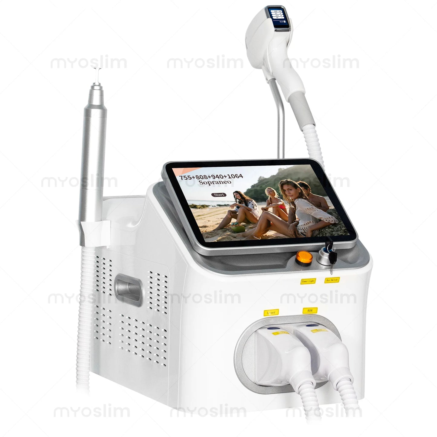 Myoslim 2 In 1 Diode Hair Removal Machine 5000W QSwitch
