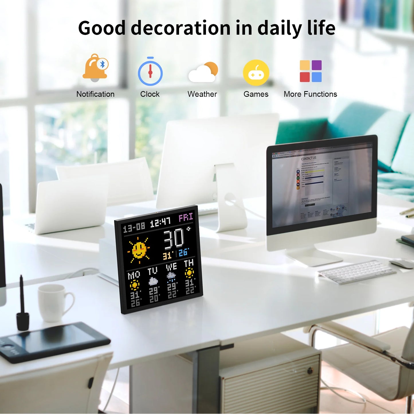 Divoom Pixoo Pixel Art Display With WiFi Cloud App Control