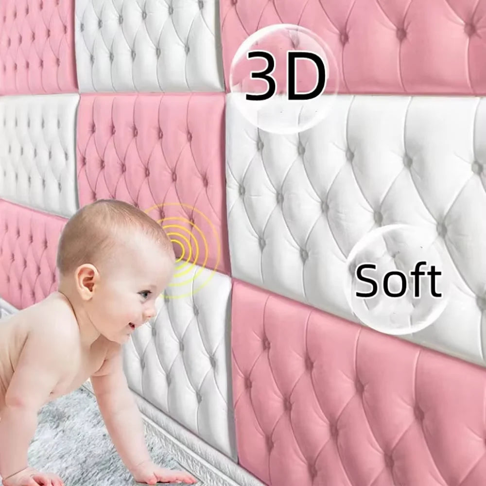 Self Adhesive Anti Collision Foam Wall Pad Tatami Thick For Living Rooms