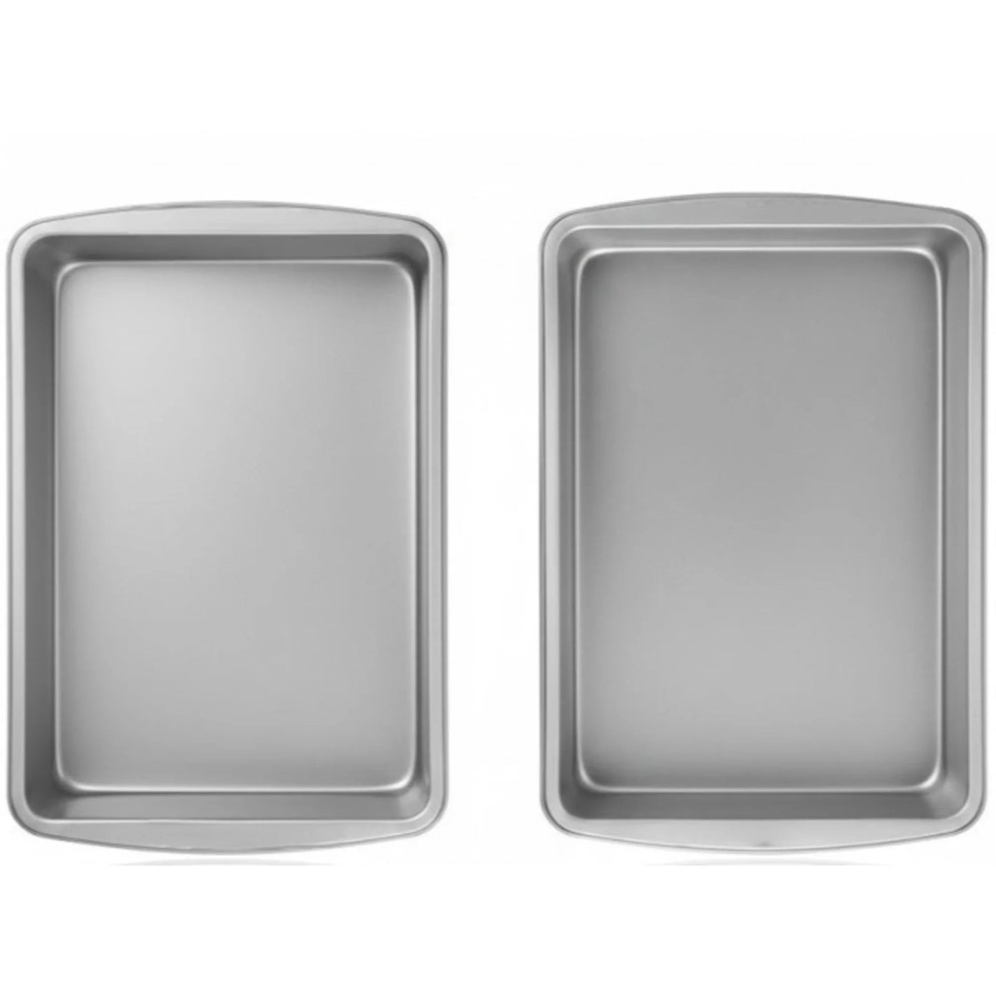 Two Pack Brownie Pans Stainless Steel Nonstick Bakeware