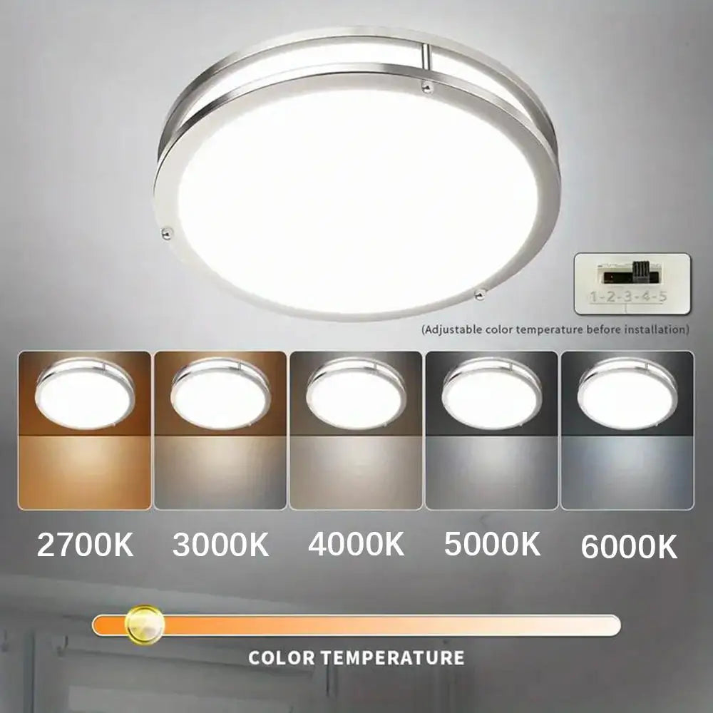 LED Ceiling Light Modern Surface Mount Fixture For Home Rooms