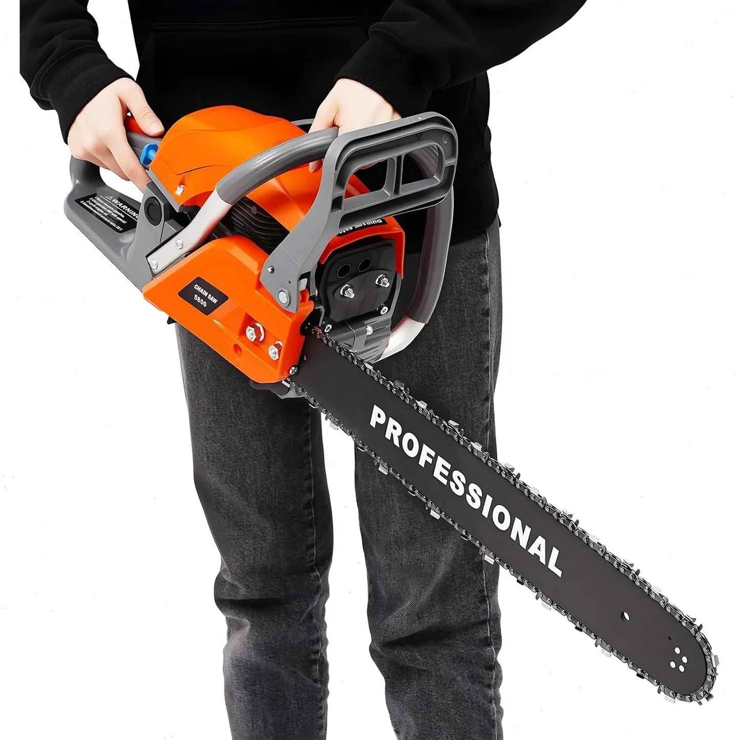 Bymaocar Gasoline Chainsaw With Single Cylinder Engine For Woodcutting
