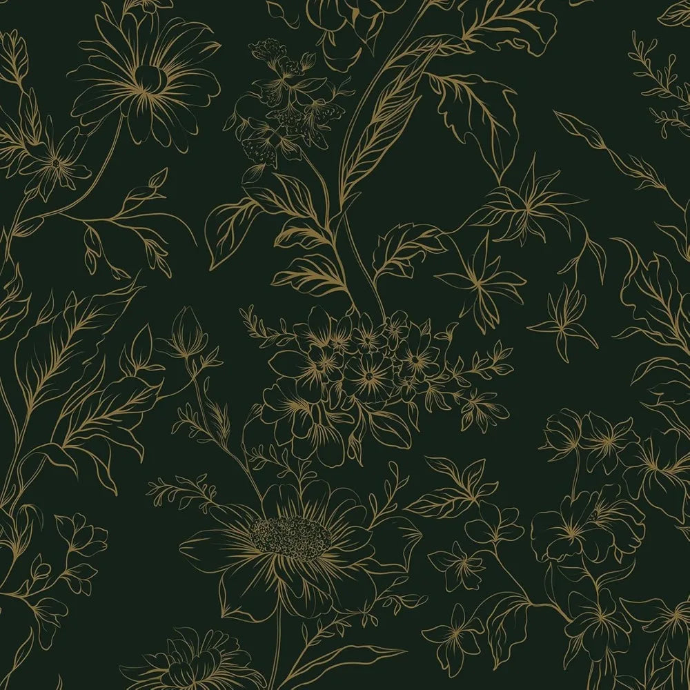 Floral Peel And Stick Wallpaper Self Adhesive Removable Vinyl Roll